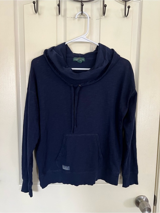 Lauren Ralph Lauren Tops - Lauren Ralph Lauren LRL Navy Cowl Neck Pullover Sweatshirt Medium